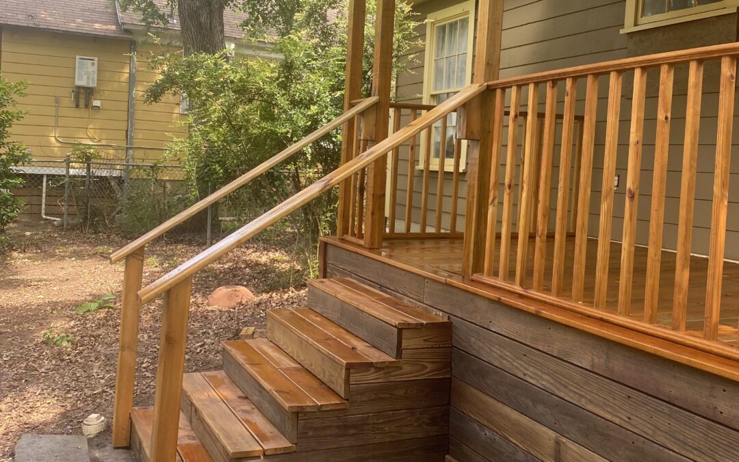Deck Staining in Denton: A Deck Restoration Transformation